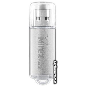 Купить 64GB Mirex Unit Silver (13600-FMUUSI64) в Минске, доставка по Беларуси