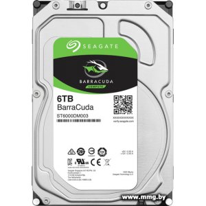Купить 6000Gb Seagate BarraCuda (ST6000DM003) в Минске, доставка по Беларуси