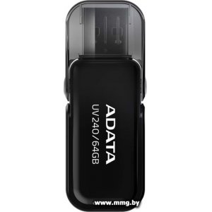 Купить 64GB ADATA UV240 (AUV240-64G-RBK) Black в Минске, доставка по Беларуси
