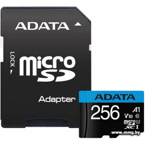 ADATA 256Gb microSDXC Premier AUSDX256GUICL10A1-RA1