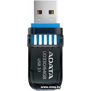 64GB ADATA UD330 AUD330-64G-RBK (черный)