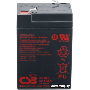 CSB GP645 (6В/4.5 А·ч)