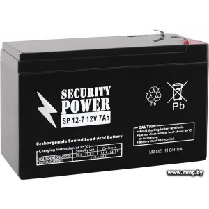 Купить Security Power SP 12-7 F1 (12В/7 А·ч) в Минске, доставка по Беларуси