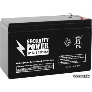 Купить Security Power SP 12-9 F1 (12В/9 А·ч) в Минске, доставка по Беларуси