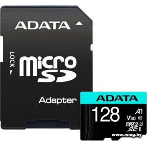 ADATA 128GB microSDXC Premier Pro AUSDX128GUI3V30SA2-RA1