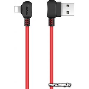 Купить Кабель Hoco X19 Lightning (черный/красный) в Минске, доставка по Беларуси