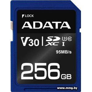 ADATA 256GB SDXC Premier Pro ASDX256GUI3V30S-R