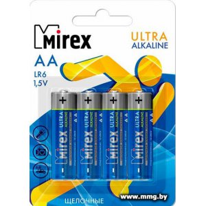 Батарейка Mirex Ultra Alkaline AA 23702-LR6-E4 (4шт)
