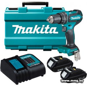 Купить Makita DHP485SYE (с 2-мя АКБ, кейс) в Минске, доставка по Беларуси