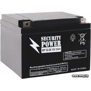 Купить Security Power SP 12-26 (12В/26 А·ч) в Минске, доставка по Беларуси