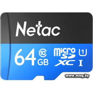 Netac 64GB MicroSDXC P500 Standard NT02P500STN-064G-R