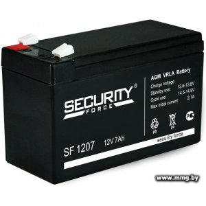 Купить Security Force SF 1207 (12В/7 А·ч) в Минске, доставка по Беларуси