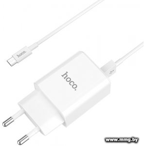 Купить Зарядное устройство Hoco C62A microUSB (белый) в Минске, доставка по Беларуси