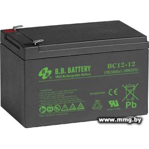 B.B. Battery BC12-12 (12В/12 А·ч)