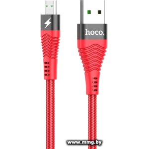 Кабель Hoco U53 microUSB 1.2 м красный