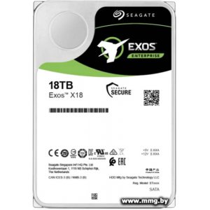 Купить 18000Gb Seagate Exos X18 ST18000NM004J в Минске, доставка по Беларуси