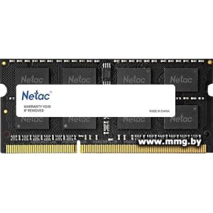 Купить SODIMM-DDR3 8GB PC3-12800 Netac NTBSD3N16SP-08 в Минске, доставка по Беларуси