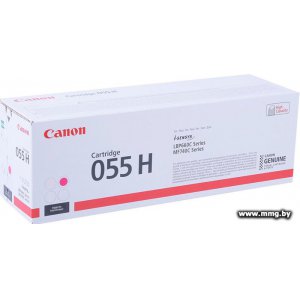 Купить Картридж Canon 055H Magenta (3018C002) в Минске, доставка по Беларуси