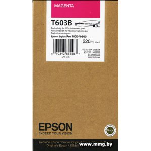 Купить Картридж Epson C13T603B00 в Минске, доставка по Беларуси