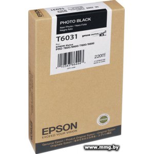 Купить Картридж Epson C13T603100 в Минске, доставка по Беларуси