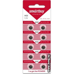 Батарейка SmartBuy AG2 SBBB-AG2-10B