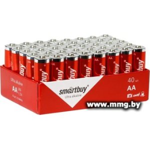 Батарейка SmartBuy AA LR6/40 SBBA-2A40S (40 шт)