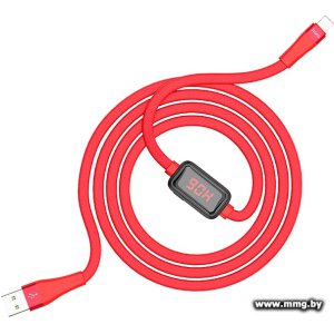 Купить Кабель Hoco S4 Lightning (красный) в Минске, доставка по Беларуси