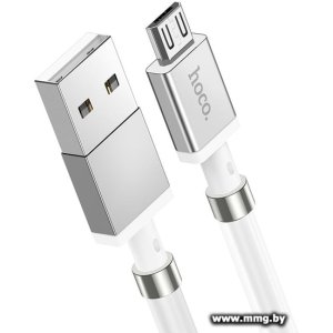 Кабель Hoco U91 microUSB (белый)