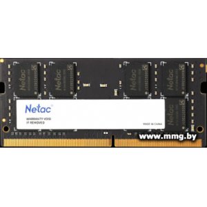 Купить SODIMM-DDR4 16GB PC4-21300 Netac NTBSD4N26SP-16 в Минске, доставка по Беларуси