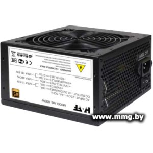 600W HAFF 120mm APFC 80+ Bronze Без кабеля
