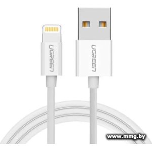 Кабель Ugreen US155 80313 USB Type-A - Lightning (0.5 м, белый)