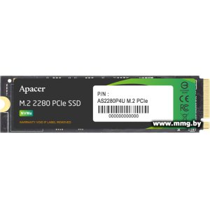 Купить SSD 1TB Apacer AS2280P4U AP1TBAS2280P4U-1 в Минске, доставка по Беларуси
