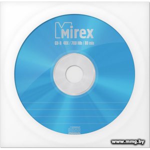 Купить Диск CD-R Mirex 700Mb 48x (UL120051A8C) (1 шт.) в Минске, доставка по Беларуси