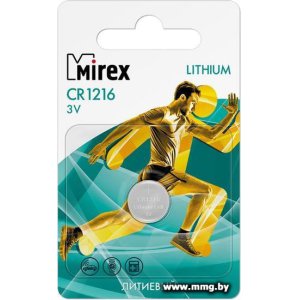 Купить Батарейка Mirex CR1216 23702-CR1216-E1 1 шт. в Минске, доставка по Беларуси
