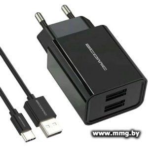 Зарядное устройство Atomic U400 USB Type-C (черный)