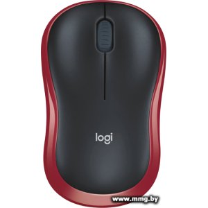 Logitech M186 (черный/красный) 910-004133