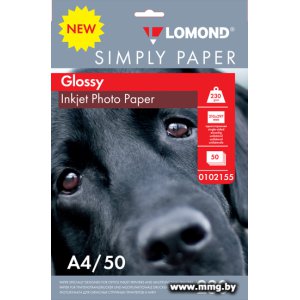 Купить Фотобумага Lomond A4 230 г/м2 50л (0102155) в Минске, доставка по Беларуси