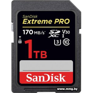 Купить SanDisk 1Tb SDXC Extreme PRO SDSDXXY-1T00-GN4IN в Минске, доставка по Беларуси
