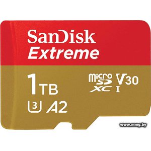 Купить SanDisk 1Tb microSDXC Extreme SDSQXAV-1T00-GN6MN в Минске, доставка по Беларуси