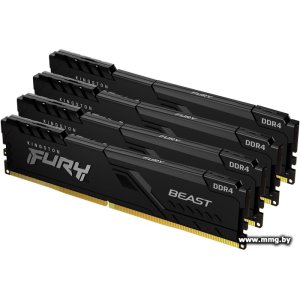 Купить 64GB (4x16GB) PC4-25600 Kingston KF432C16BB1K4/64 в Минске, доставка по Беларуси