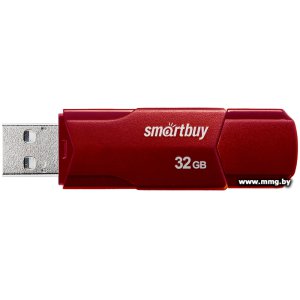 Купить 32GB SmartBuy Clue (бордовый) в Минске, доставка по Беларуси