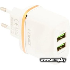 Зарядное устройство Ldnio DL-AC52 Lightning (белый)