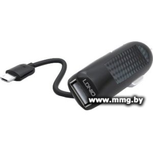 Автозарядка Ldnio DL-C25 + кабель microUSB