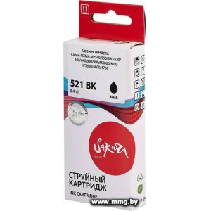 Купить Картридж Sakura Printing SI2933B004 (аналог Canon 521 BK) в Минске, доставка по Беларуси