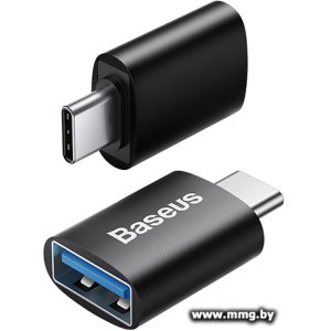 Адаптер Baseus ZJJQ000001 USB Type-C (M) - USB Type-A (F) (черный)