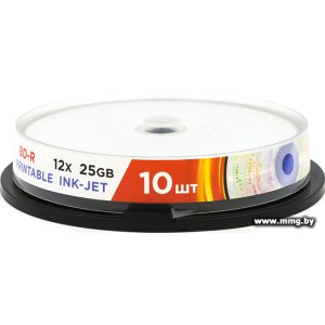 Диск BD-R Mirex 25Gb 12x UL141008A1L (10 шт.)