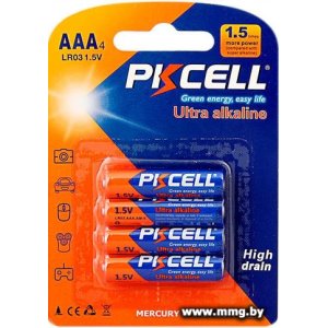 Батарейка PKCELL LR03 AAA LR03-4B (4шт)
