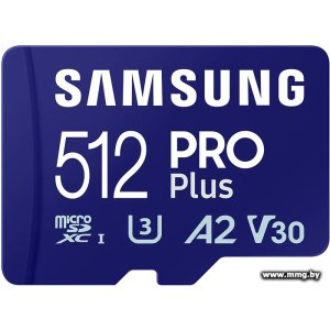 Купить Samsung 512Gb microSDXC PRO Plus MB-MD512SA в Минске, доставка по Беларуси