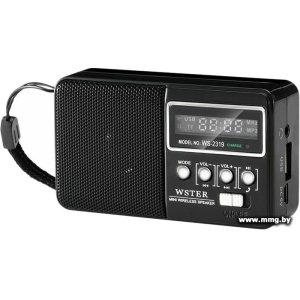 Радиоприемник Wster WS-2319 (чёрный)