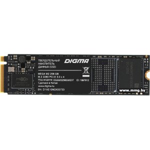 Купить SSD 256GB Digma Mega M2 DGSM3256GM23T в Минске, доставка по Беларуси